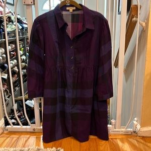 BURBERRY BRIT A-LINE TOP - SIZE SMALL